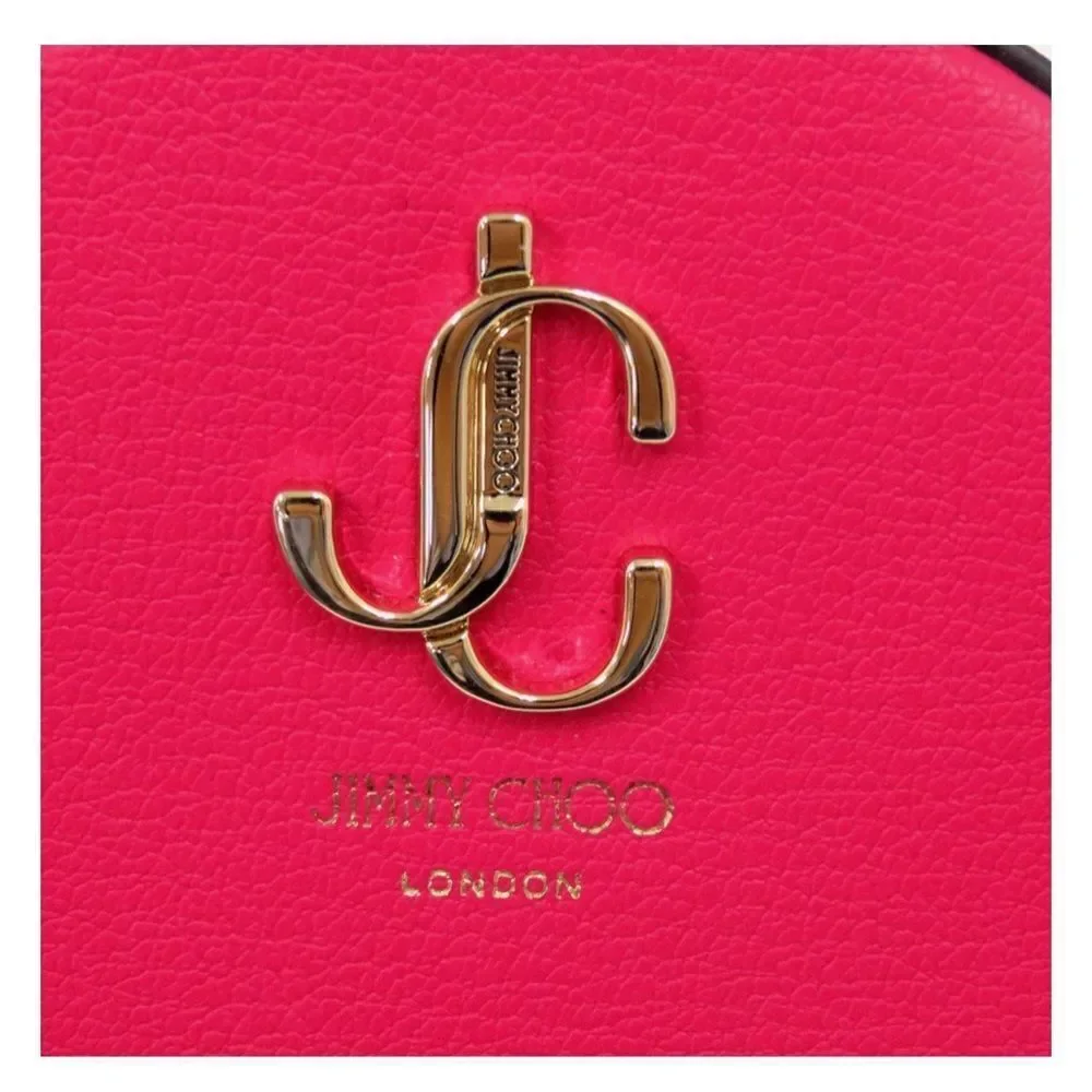 Jimmy Choo Round Keychain and Coin Purse